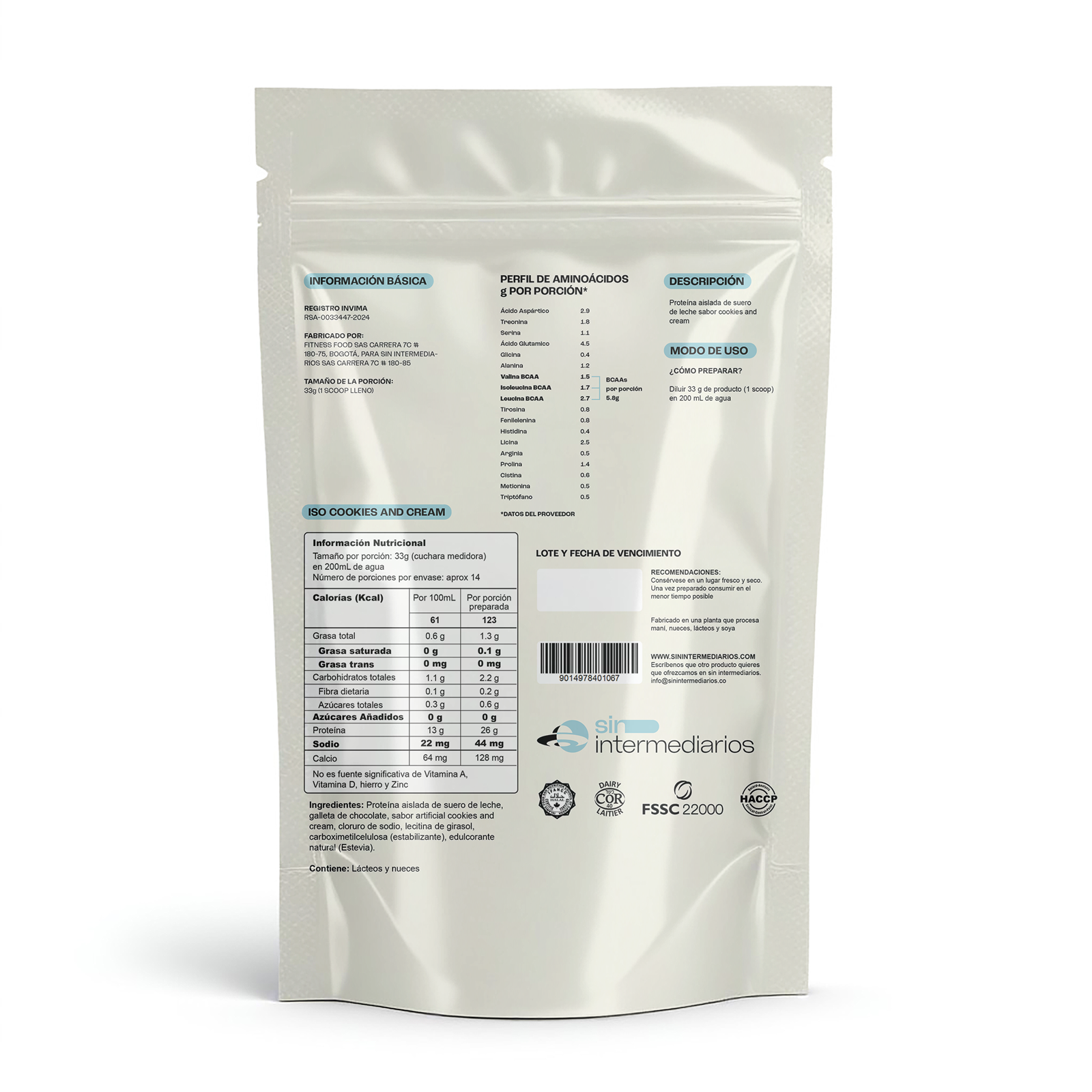 Proteína Aislada (ISO)