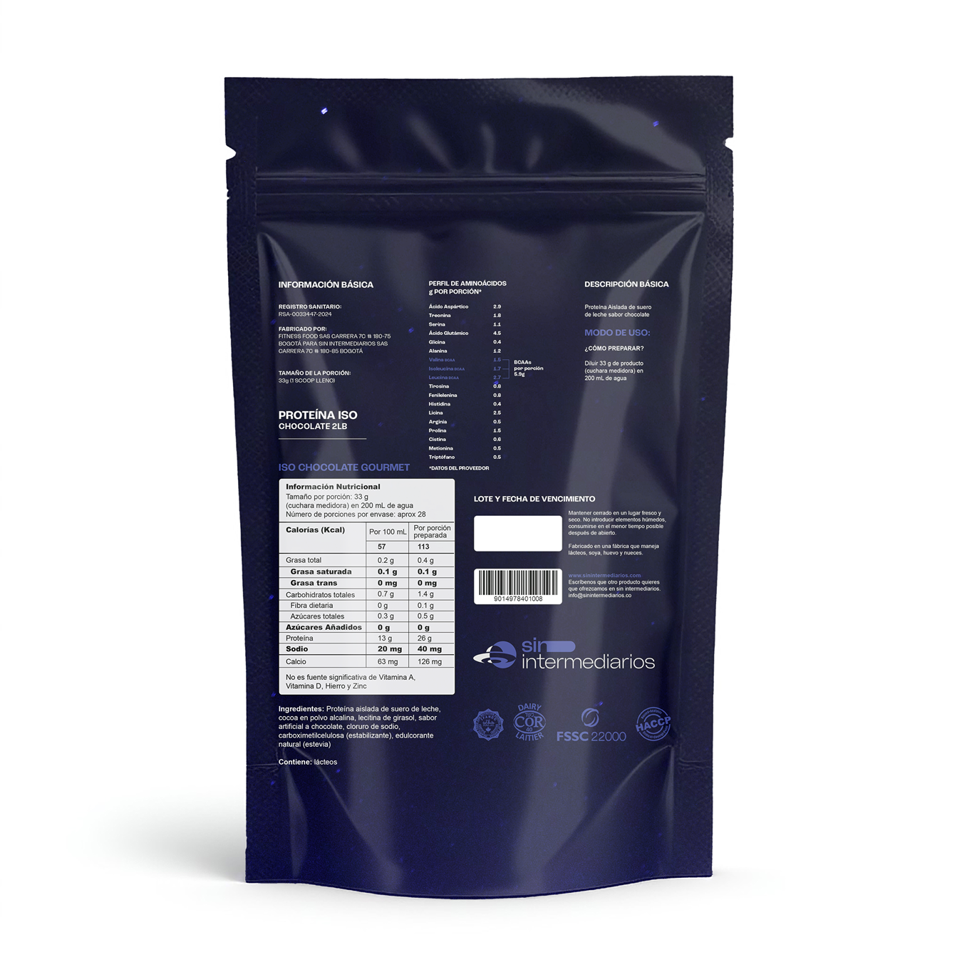 Proteína Aislada ISO - Chocolate