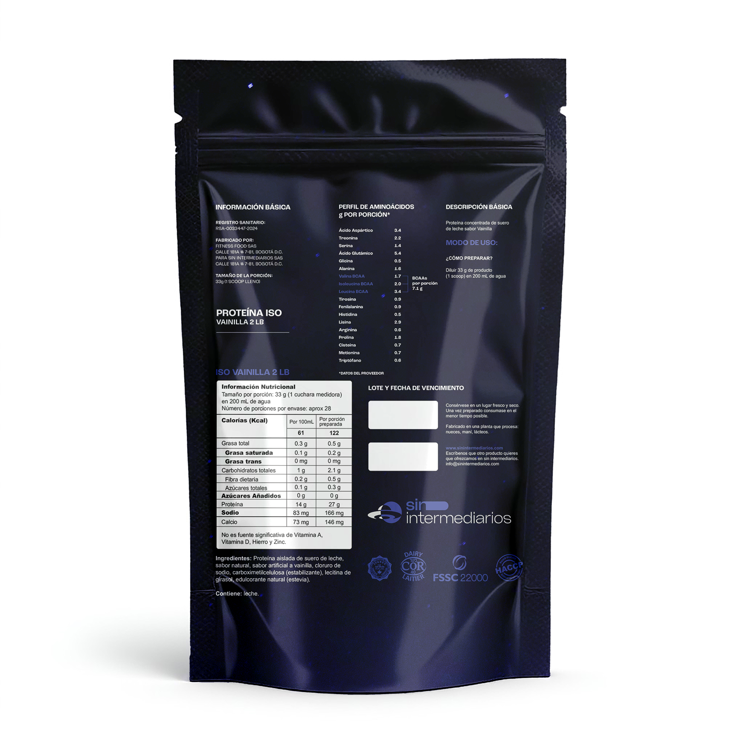 Proteína Aislada (ISO)