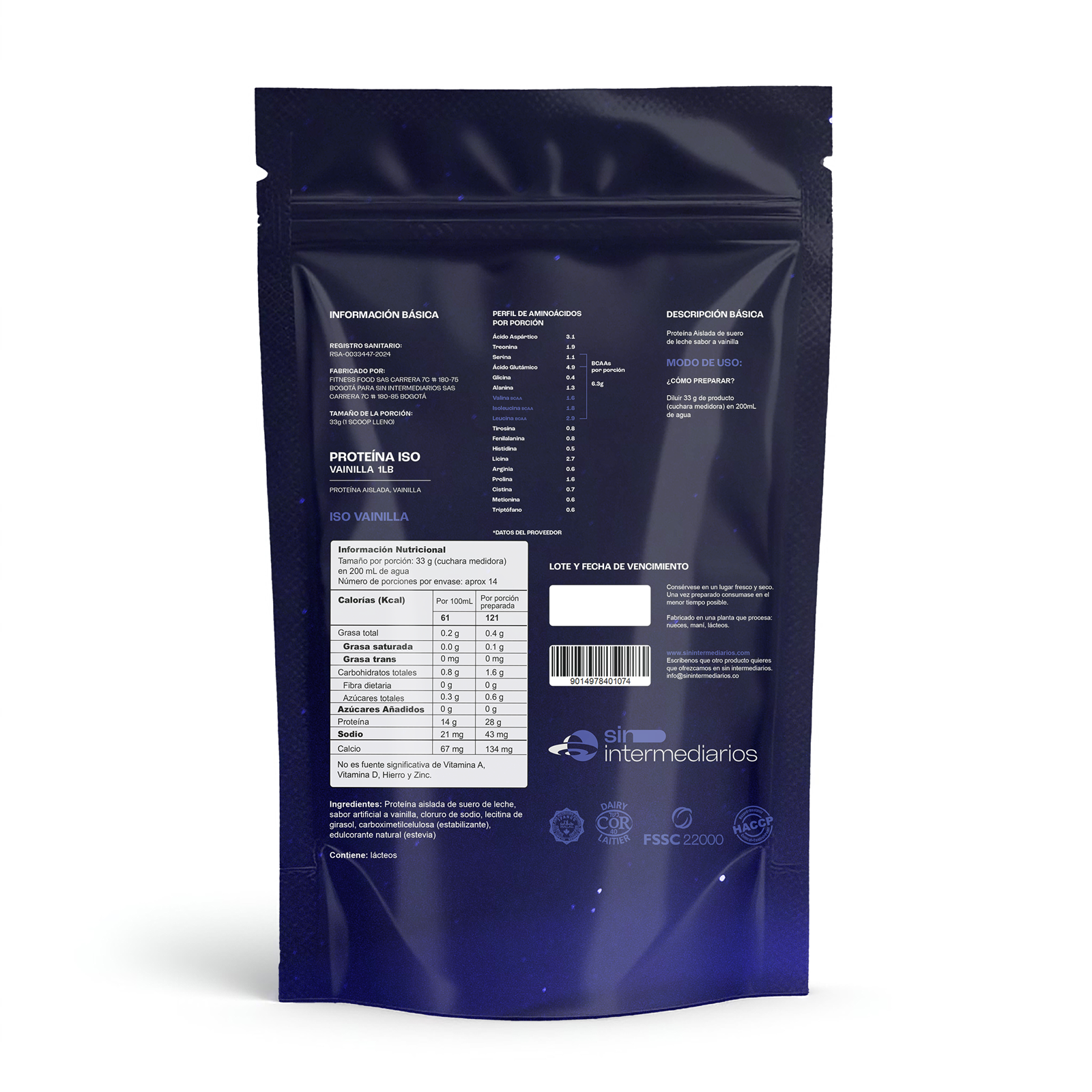 Proteína Aislada (ISO)