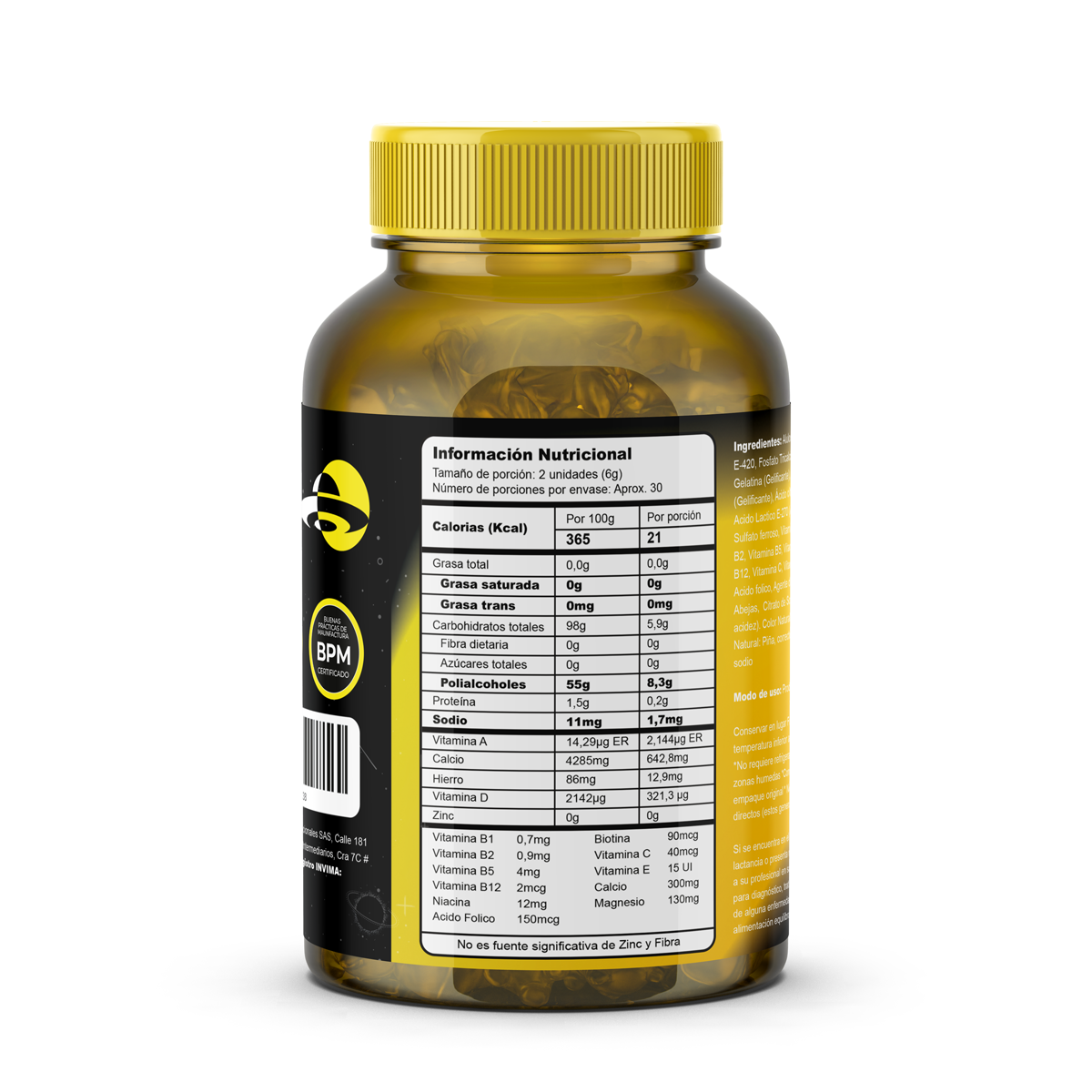 Gomas con Multivitamínicos y Minerales