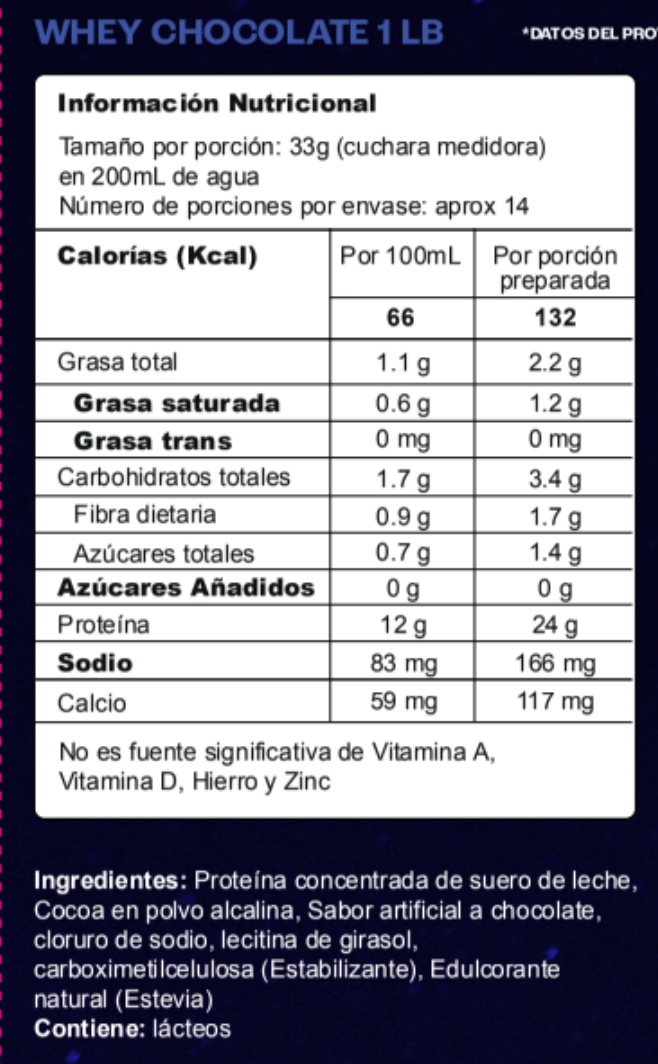 Proteína Whey - Chocolate