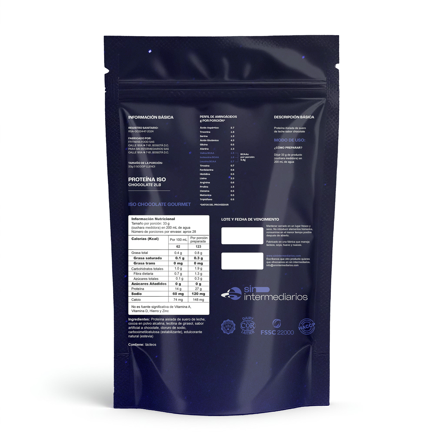 Proteína Aislada ISO - Chocolate